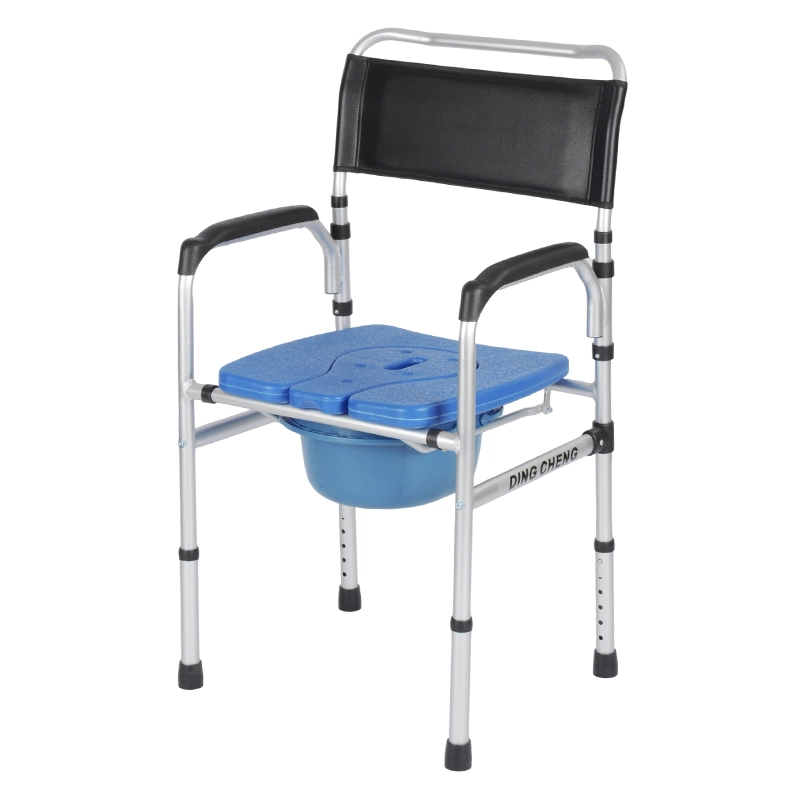 Adjustable Height Lift Commode Chair